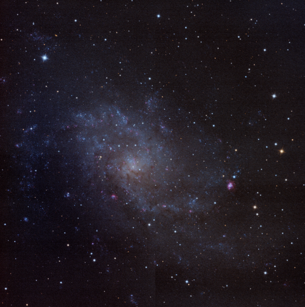 M33 in RGB Farbkalibriert